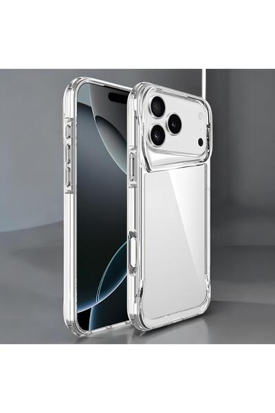 TechTrove Apple iPhone 17 Pro Kılıf Kamera Koruma Çıkıntılı Sararmaz Leke Tut...