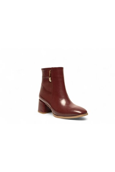 SEDRİK Thick-Heeled Waterproof Boots with Stone Details on the Side & Zipper ...
