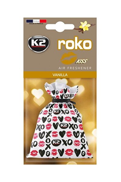 K2 Odorizant ROKO Kiss V827K auto, tip saculet, parfum vanilie, 25 grame
