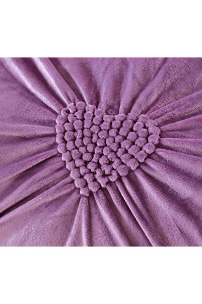 JOJO HOME Velvet Lingerie With Embroidered Hearts, Purple