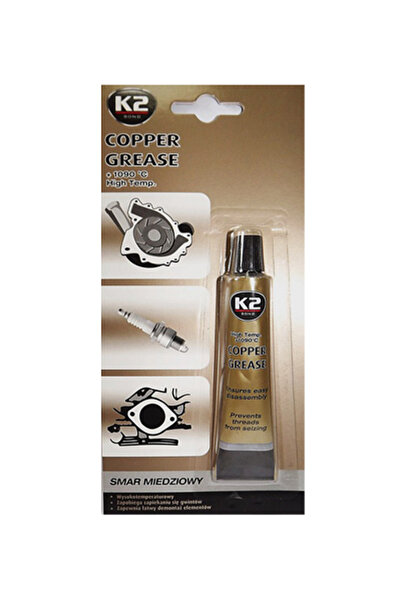 K2 Vaselina cupru COPPER GREASE B401, temperatura maxima 1090 Celsius, 20 grame