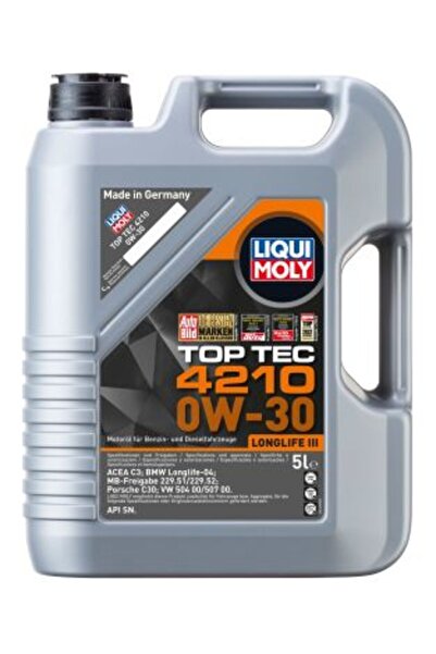 Liqui Moly Ulei motor Top Tec 0W30 4210 21605, volum 5 litri, sintetic pentru...