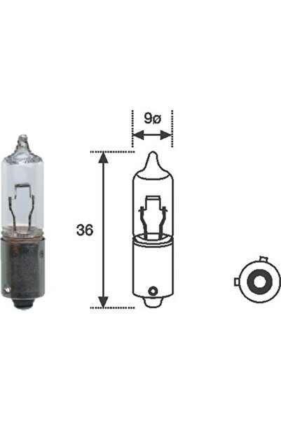 MAGNETI MARELLI Bec H21W 12V 21W BAY9s