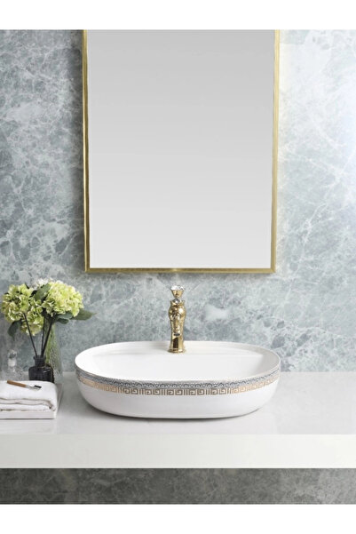 yediyapı Tezgah Üstü Seramik Çanak Lavabo Banyo Lavabosu