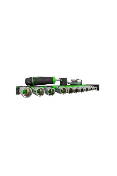 JBM Ratchet 72 teeth 54030, 1/4 inch square drive, with hexagonal socket set