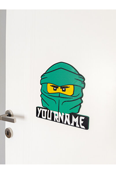 Atlas Ninjago Kapı Süsü Çocuk Odası Dekor