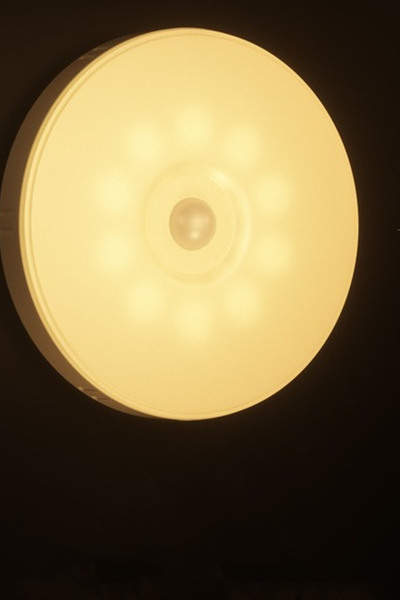 TechnoStation Hareket Sensörlü Duvara Sabitlenebilir LED Lamba Mini Sensörlü Yüksek Işık Şarjlı Lamba