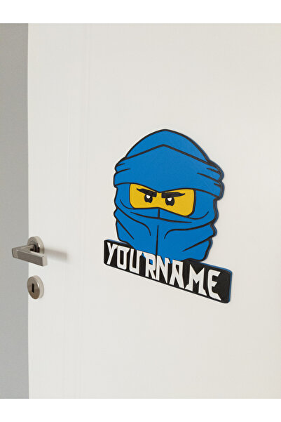Atlas Ninjago Kapı Süsü Çocuk Odası Dekor