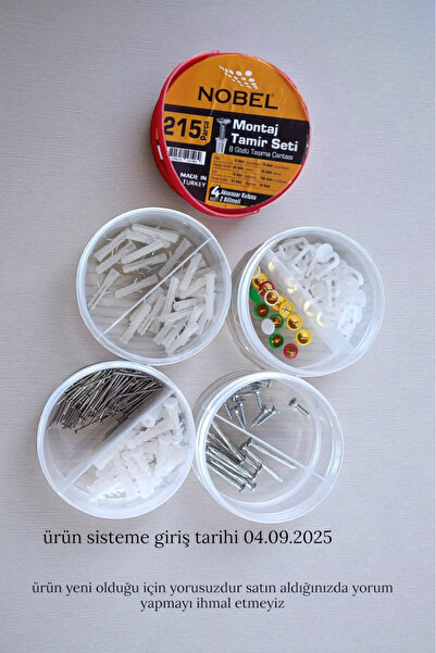 Hızlı Çeyiz Montaj Tamir Seti 215 Parça
