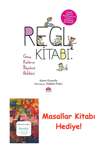 Alfa Yayınları Regl Kitabı: Genç Kızların Büyüme Rehberi + Masallar Kitabı