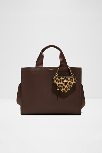 Aldo MTL72BAG - Kadın Orta Boy Kahverengi Çıkarılabilir Keseli Çıkarılabilir Dokuma Askılı Omuz Ve El Çan