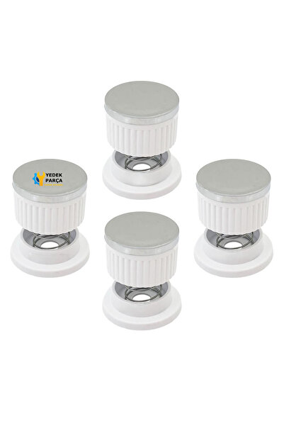 Esty Uyumlu Düğme 4 lü Takımı Ankastre Set Üstü Ocak Düğmesi Beyaz Yaylı Görselle Eşleştiriniz