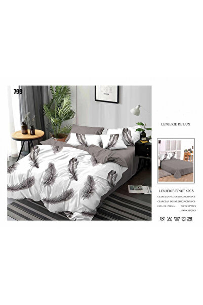 FIONNA.RO Finet Bed Linen 6 Pieces - Feathers