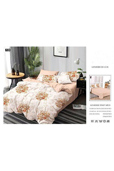 FIONNA.RO Lenjerii De Pat Din Finet 6 Piese - Cosutele Cu Flori