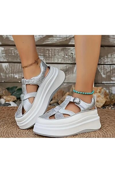 Sello Store Kadın Ayakkabı Kadın Üstten Bağlamalı Sandalet Kadınlar için Raha...