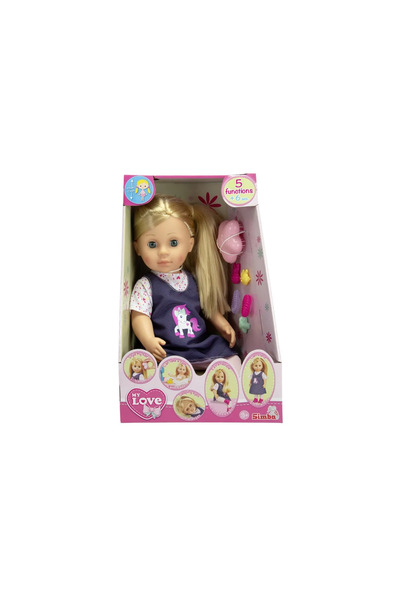 Simba Interactive Unicorn Doll with Accessories 43cm