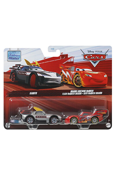 mattel Sada 2 kovových áut Cars3 s Kabutom a drakom Bleskom McQueenom, pre de...