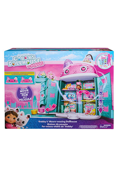Spin Master Games Κουκλόσπιτο Gabbys με ταινία Gabbys Meow Mazing Κουκλόσπιτο με αξεσουάρ, για παιδιά 3 ετών-7 ετών