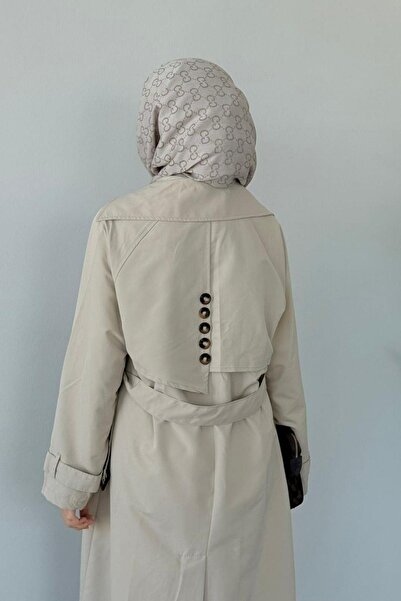 HAZA MODA Rüzgarlık Trençkot Bej