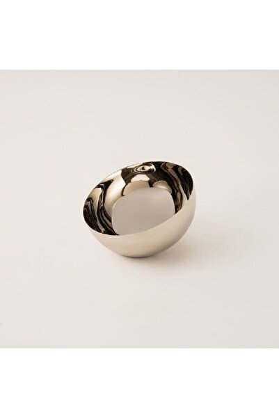 Dallaty وعاء مكسرات أولفا من الفولاذ الفضي