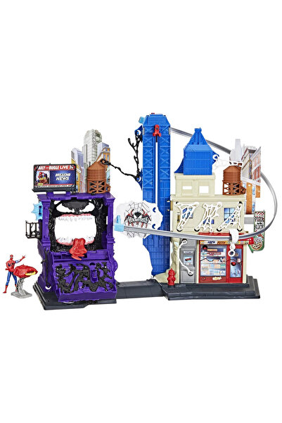 SPIDERMAN Marvel Spider-Man Venom vs Web City Playset