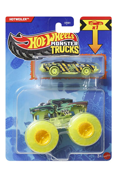 mattel Hot Wheels Monster Truck and Hotweiler Metal Car, children ages 3 to 12