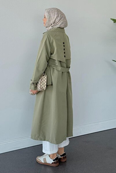 HAZA MODA Rüzgarlık Trençkot Mint