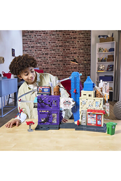 SPIDERMAN Marvel Spider-Man Venom vs Web City Playset