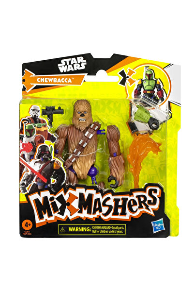 Hasbro Star Wars Mix Mashers Chewbacca Figure Set 12cm and Accessories, Children Ages 4 to 8 Years