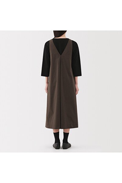 Muji Quick Dry Broadcloth Sleeveless Dress