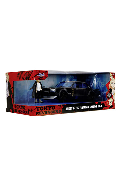 Simba Jada set tokyo revengers figurina metalica 7cm si masinuta nissan skyline gtr scara 1 la 24