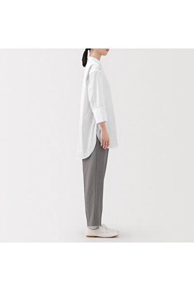 Muji Quick Dry Broadcloth 3/4 Sleeve Shirt Tunic