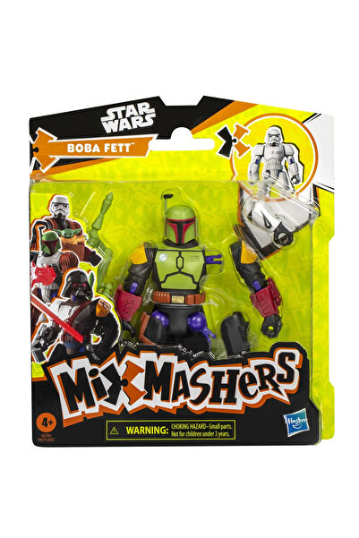 Hasbro Star wars mix mashers set figurina boba fett 12cm si accesorii, copii varsta 4 ani pana la 8 ani
