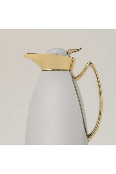 Dallaty Steel Chrome/Gold Flask 1L