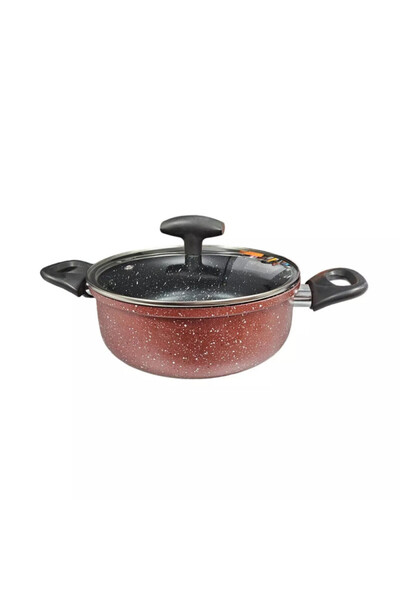 rosberg Cratiță R51318G24, 24cm, 4l, înveliș din marmură, inducție, melanj Bo...