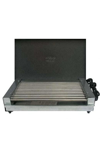 Rubino Electric grill EC-2K, 2000 W, Working area 38x24 cm, Grease tray, Gray