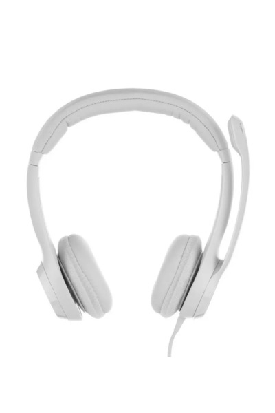 logitech H390 Wired Headset, USB, Off White