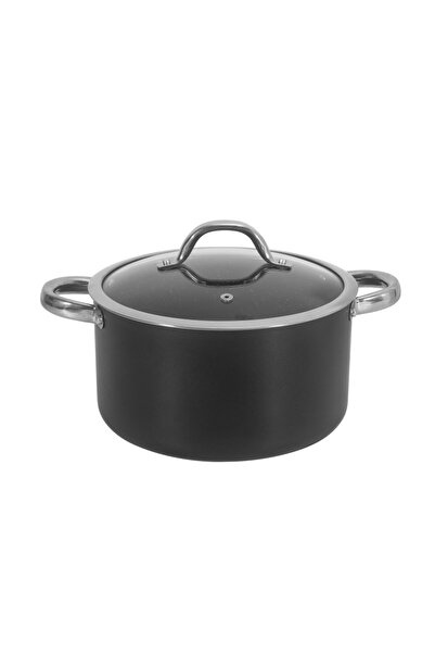 Voltz Cratiță Oliver OV54418N20D, 20 cm, 3,3 l, Capac de sticlă, Finisaj marm...