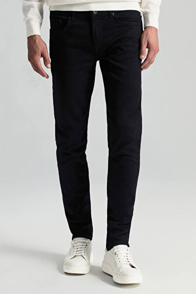 Hemington Kaşmir Karışım Kışlık Siyah Denim Pantolon