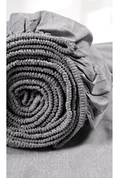 Acacia Σεντόνι ελαστικό βαμβακερό μονό 160x200 cm +30 cm