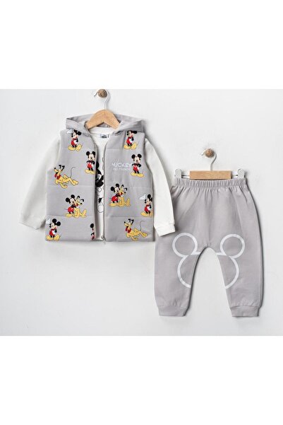 RAPAPA طقم أطفال للأولاد مكون من 3 قطع – سترة وبلوزة وبنطلون 07173G