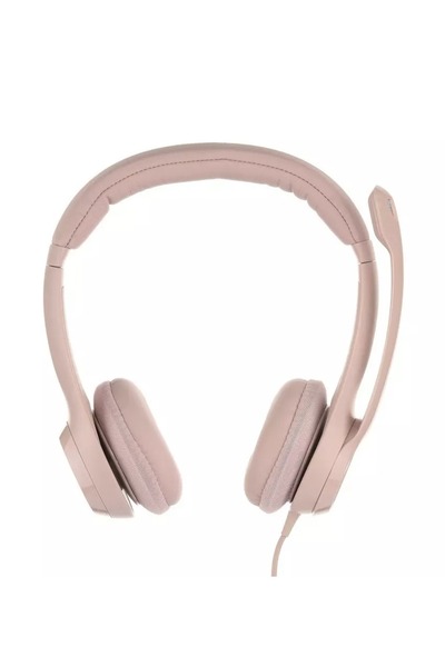 logitech H390 Wired Headset, USB, Rose