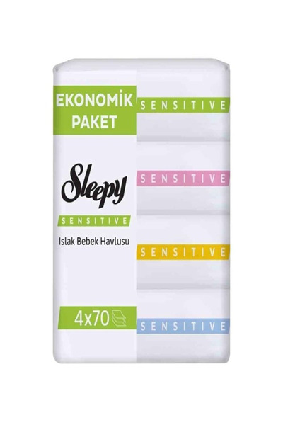 Sleepy Sensitive Islak Bebek Mendili 70x4 paket