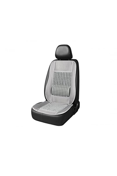 motor starter Husa scaun auto cu bile si perna lombar, 110 x 46 cm, culoare gri