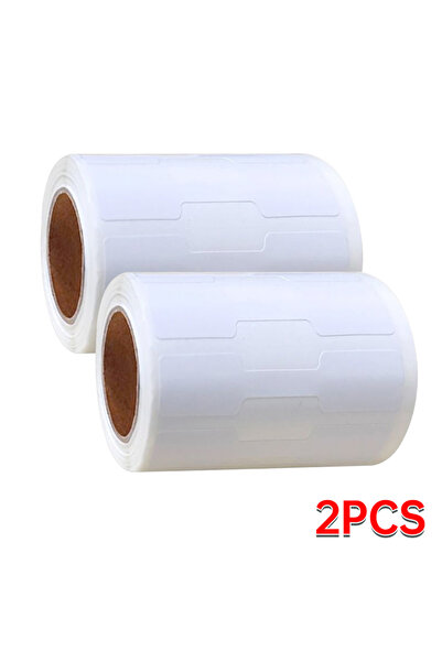 choice2 2 Rolls (1000pcs) 500PCs/Roll Price Stickers Jewelry Price Tags Self Adhesive White Blank Sticker Kr