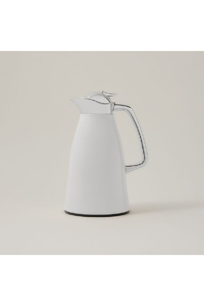 Dallaty Vacuum flask chrome and white 1L