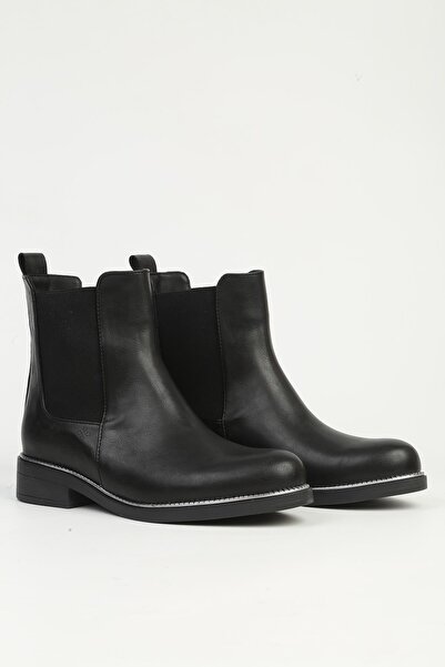 Pierre Cardin Siyah Cilt Bot PC-55086