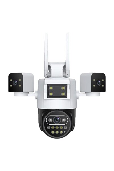 CHOOSEAX CAMERA SUPRAVEGHERE CU 3 LENTILE-conexiune 4G-Wireless-SD card 128Gb