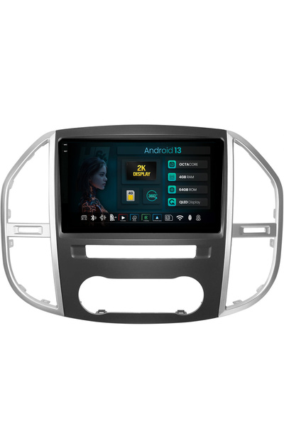 HUB64 Navigatie 2K Mercedes Benz Vito (2016+), 4GB RAM, Octacore, Slot Sim 4G