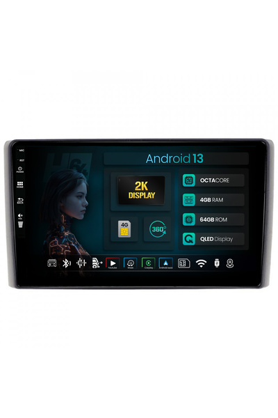 HUB64 Navigatie 2K Iveco Daily (2006-2014), 4GB RAM, Octacore, Slot Sim 4G